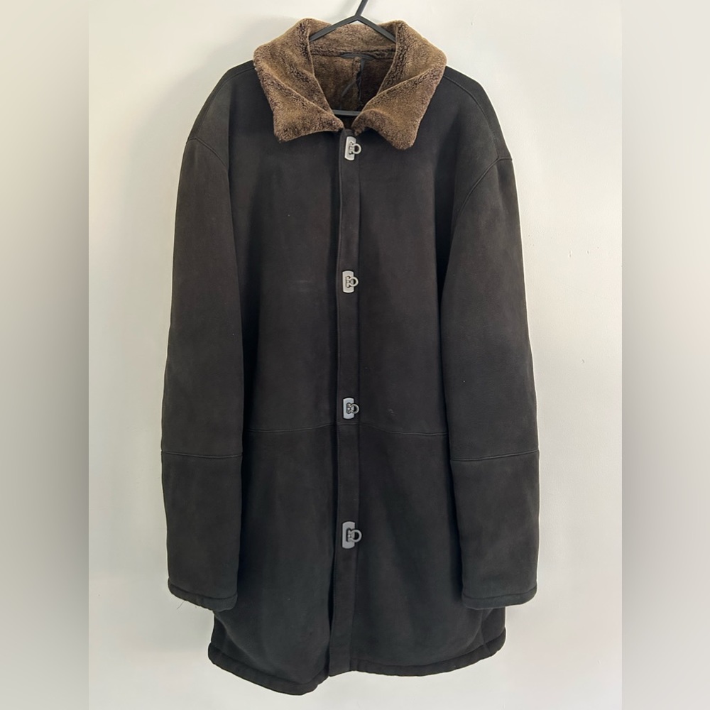 Salvatore Ferragamo Shearling Leather coat